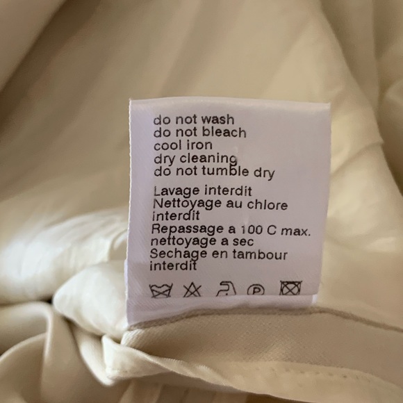 Akris Punto Full Zip Sleeveless Coat /Duster/Utility Jacket Women’s Size 6 Cream - Picture 7 of 10